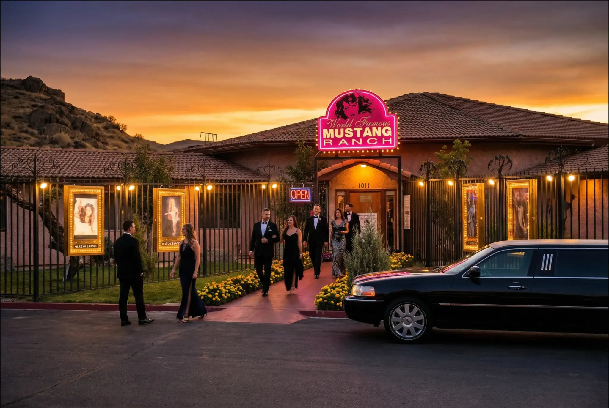 Mustang Ranch Lounge - Reno strip club located at 1000 Wild Horse Canyon Drive, Sparks, NV 89434
